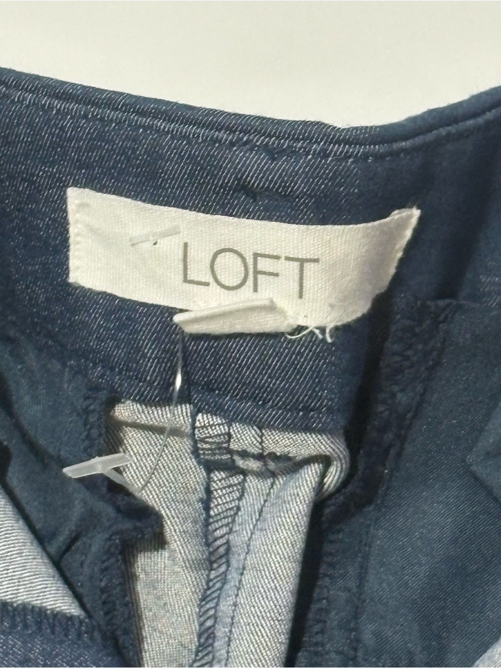 LOFT Dark Navy Tailored Women's Shorts - Picture 2 of 5